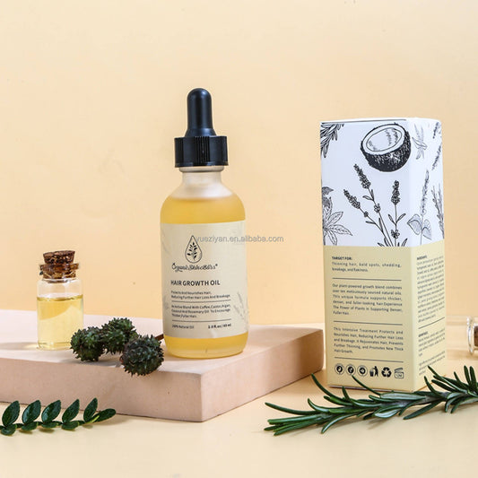 Organic Skin Bliss Hair Growth Oil with Coffee and Rosemary